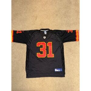 Reebok NFL Kansas City Chiefs Priest Holmes 31 Black Jersey Mens XL 7012A 04